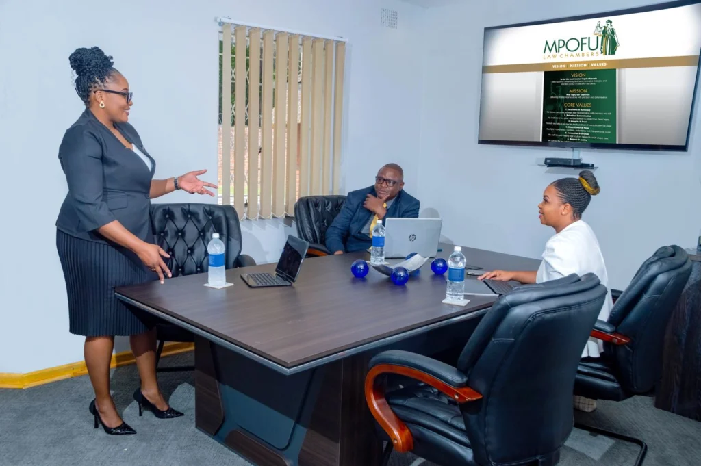 Boardroom consultation in progress